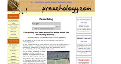 Desktop Screenshot of preachology.com