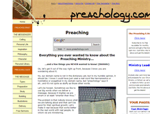 Tablet Screenshot of preachology.com